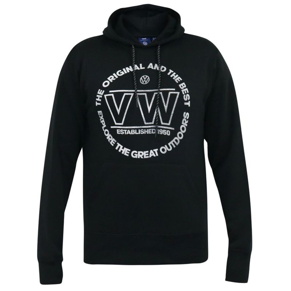 Duke Mens D555 Bourton Volkswagen Overhead Kingsize Hoodie / Black